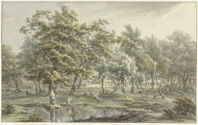 Landscape in Eext (Drenthe Province) by Egbert van Drielst