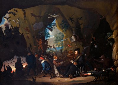 Calvin in Hell (ca 1705) by Egbert van II The Younger Heemskerk