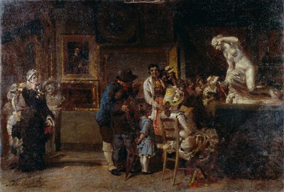 Visiting the Museum by Egisto Lancerotto