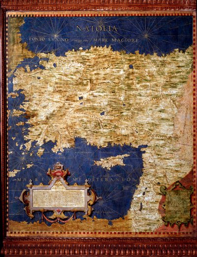 Anatolia Map Made by Egnazio Danti by Egnazio Danti