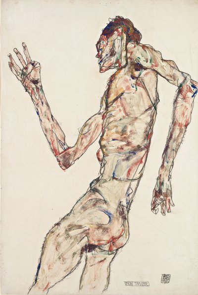 The Dancer by Egon Schiele