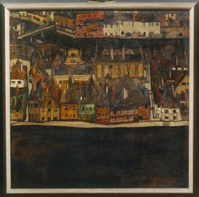 The Little Town by Egon Schiele