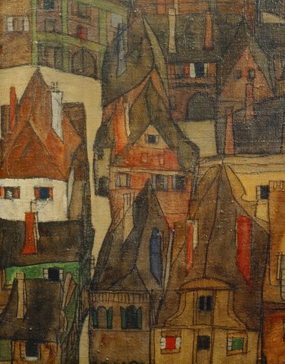 The Little Town, also Little Town by Egon Schiele