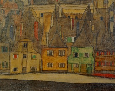 The Little Town by Egon Schiele