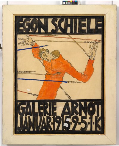 Poster for the Egon Schiele Exhibition at Galerie Arnot by Egon Schiele