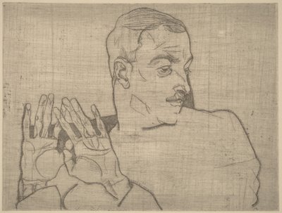 Portrait of Arthur Roessler by Egon Schiele