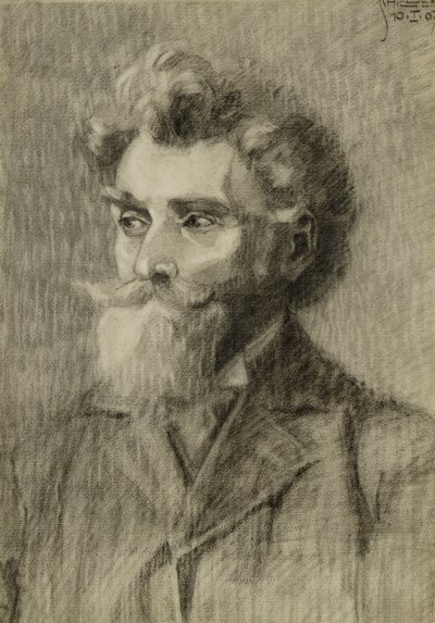 Portrait of Man by Egon Schiele