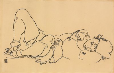 Reclining Woman by Egon Schiele