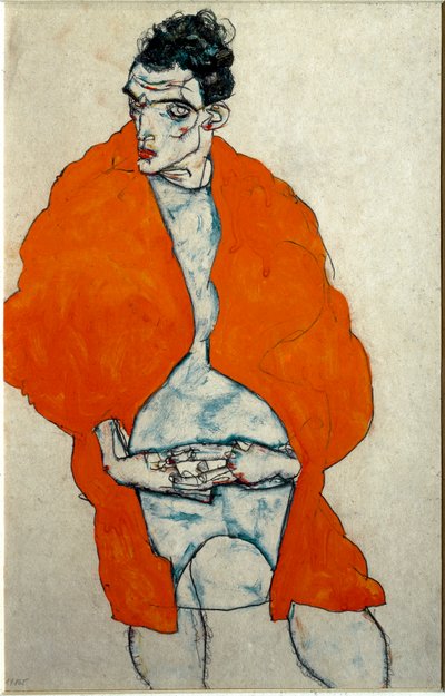 Self Portrait by Egon Schiele
