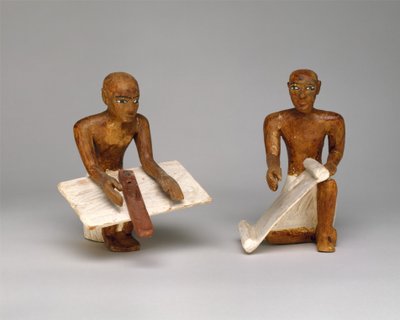 Scribes in the Model Granary from the Tomb of Meketre by Egyptian 12th Dynasty