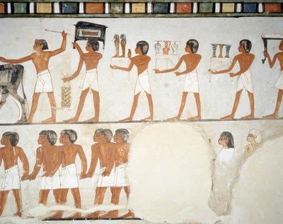 Funeral Procession (detail) by Egyptian 18th Dynasty
