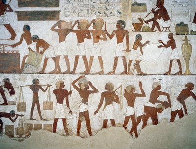 Potters and Workers (detail) by Egyptian 18th Dynasty