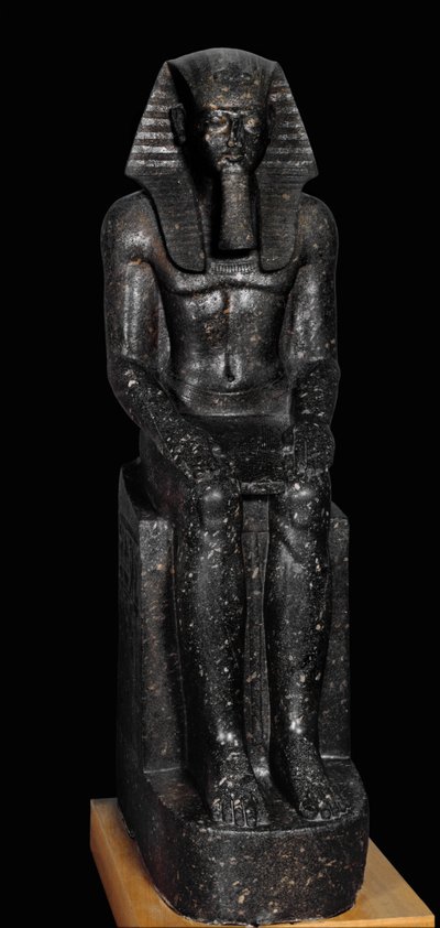 Diorite Statue of Pharaoh Ramses II by Egyptian 19th Dynasty