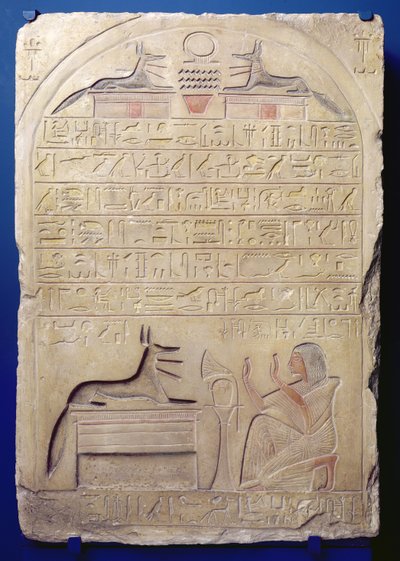 Stela of General Kasa, New Kingdom by Egyptian 19th Dynasty
