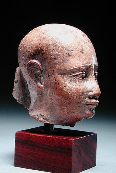 Male Head by Egyptian 30th Dynasty