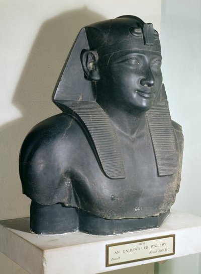 Fragment of an Egyptian Style Statue of Ptolemy I, 305-283 BC by Egyptian Ptolemaic Period