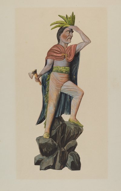 Cigar Store Indian by Einar Heiberg