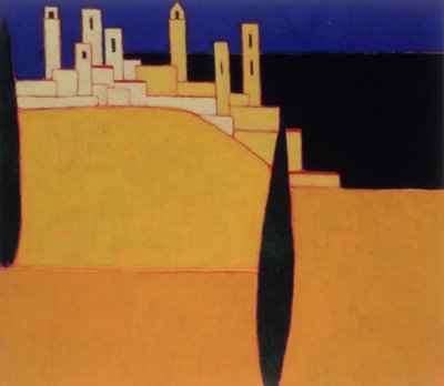 San Gimignano, Tuscany by Eithne Contemporary Artist Donne