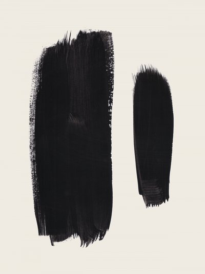 Abstract Black Strokes by Ejaaz Haniff