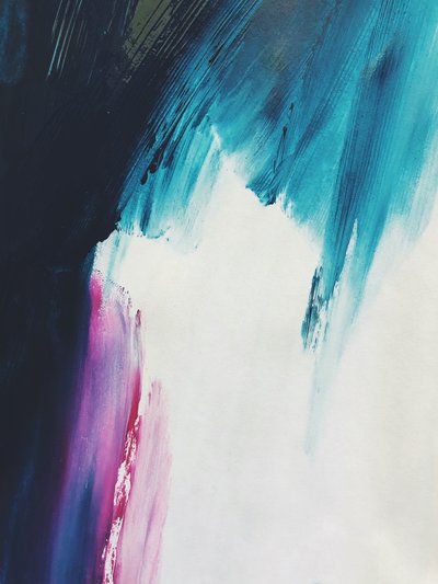 Abstract Blue Movement by Ejaaz Haniff