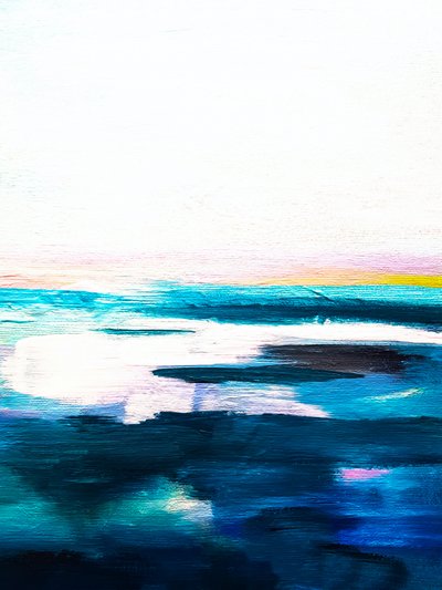 Abstract Blue Ocean by Ejaaz Haniff