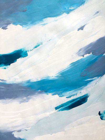 Abstract Ocean Waves by Ejaaz Haniff
