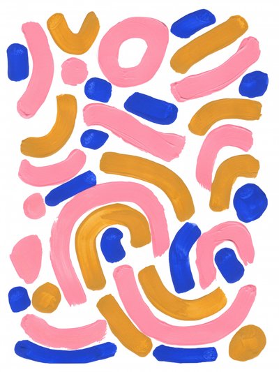 Colorful Abstract Shapes by Ejaaz Haniff