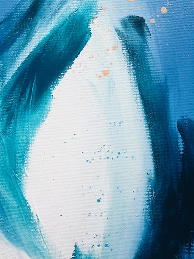 Fluid Blue Movement by Ejaaz Haniff