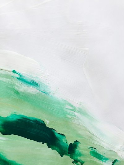 Green Flow Abstract by Ejaaz Haniff