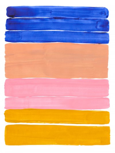 Layered Color Strokes by Ejaaz Haniff