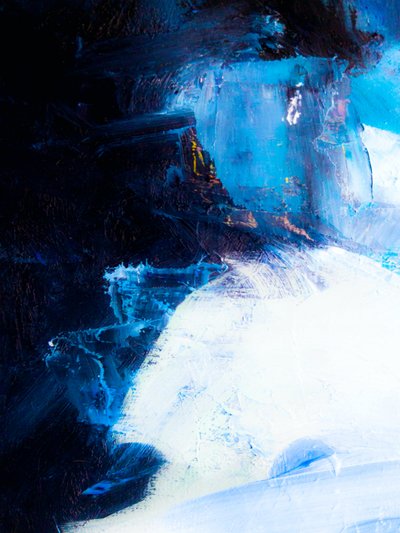 Midnight Ice Abstract by Ejaaz Haniff