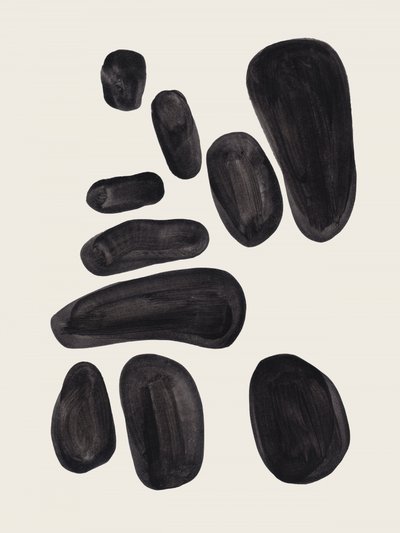 Organic Black Shapes by Ejaaz Haniff