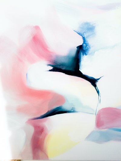 Pink Blue Ethereal Flow by Ejaaz Haniff