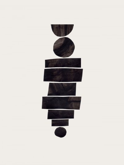 Stacked Abstract Shapes by Ejaaz Haniff