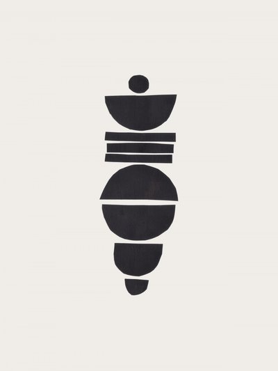 Stacked Geometric Forms by Ejaaz Haniff
