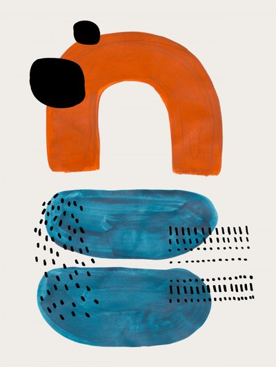 Vibrant Abstract Forms by Ejaaz Haniff