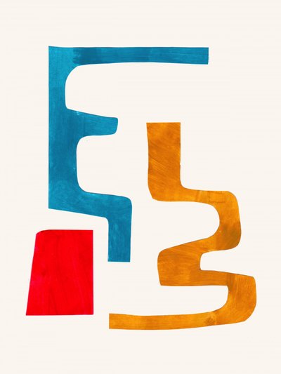 Vibrant Abstract Forms by Ejaaz Haniff