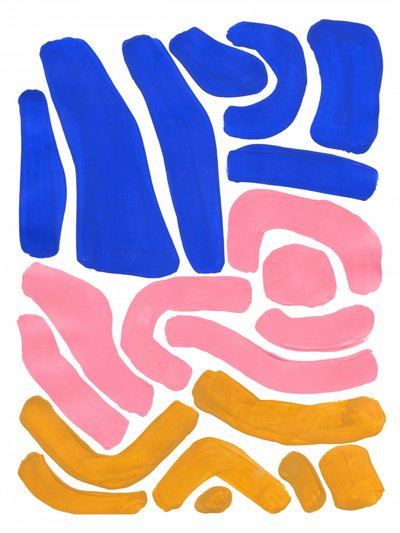 Vibrant Abstract Shapes by Ejaaz Haniff