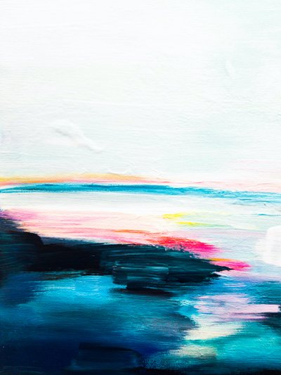 Vibrant Ocean Abstract by Ejaaz Haniff