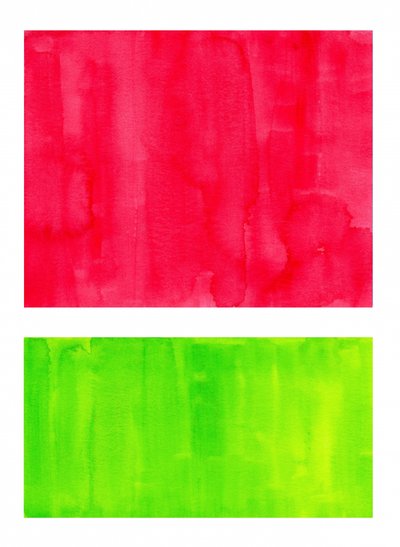 Vibrant Pink Green Blocks by Ejaaz Haniff
