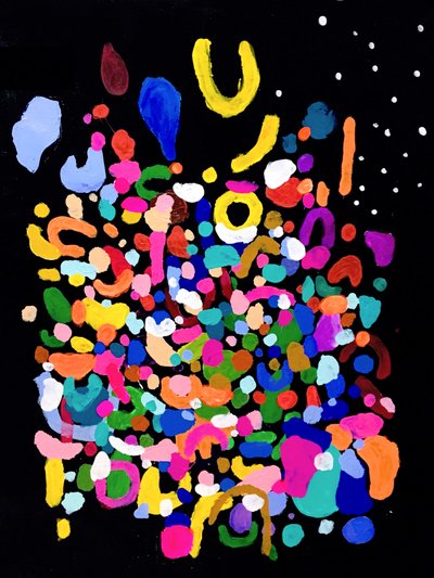 Vibrant Playful Forms by Ejaaz Haniff