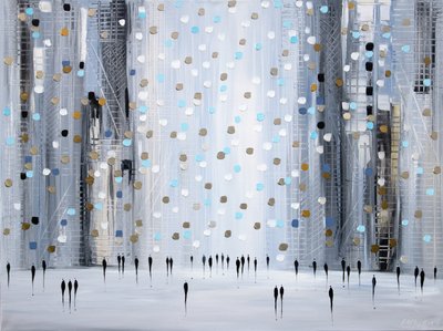 Abstract City Life by Ekaterina Ermilkina