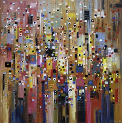 Vibrant City Lights by Ekaterina Ermilkina