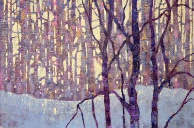 Purple Forest Glow by Ekaterina Prisich