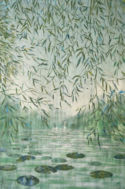 Willow Pond Serenity by Ekaterina Prisich