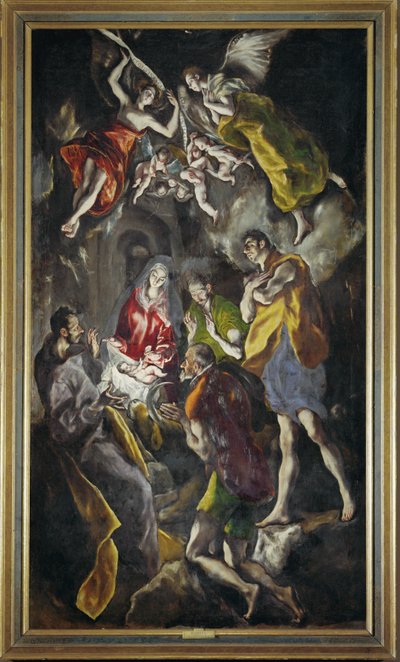 The Adoration of the Shepherds by El (1541-1614) Greco