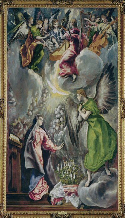 The Annunciation by El (1541-1614) Greco