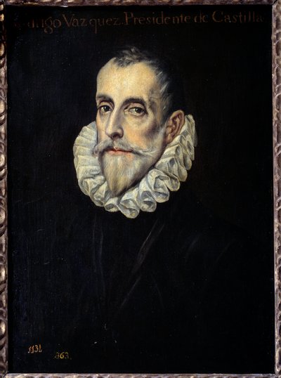 Portrait of Rodrigue Vazquez by El Greco