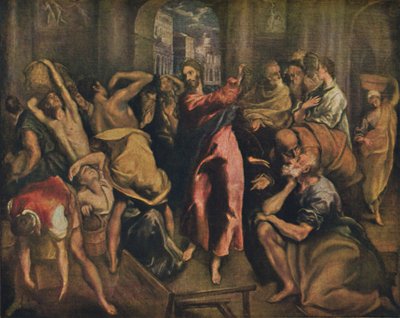 Christ Cleansing the Temple, c. 1570 by El Greco