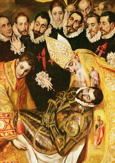 The Burial of Count Orgaz (detail) by El Greco